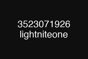 3523071926 lightniteone