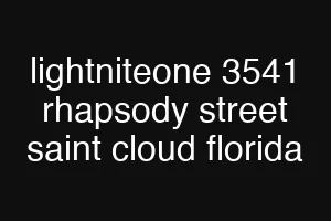 lightniteone 3541 rhapsody street saint cloud florida